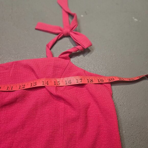 NWOT Cropped Stretchy Top with Tie Shoulders XL - Picture 5 of 5